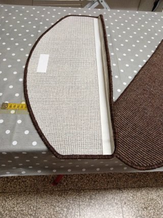Tappeti per scale marroni e beige