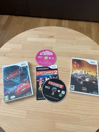 Consola Nintendo Wii Negra y Accesorios