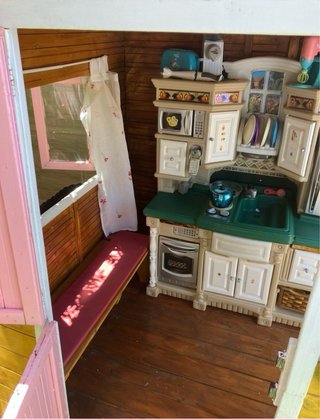 Casita de juguete infantil para exterior