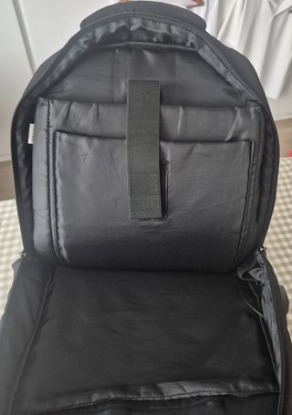 Mochila y Bolsa ordenador Negro