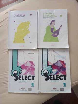 Filosofía 1,lengua y literatura 1,Inglés Select1