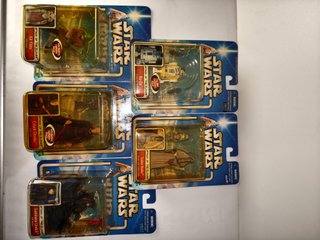 Lote 5 Figuras Star Wars: Saga Collection