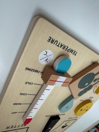Tablero Educativo El Tiempo Madera