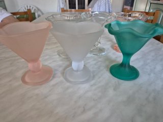 Set 6 Coppe gelato/macedonia vetro