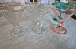 Set 6 Coppe gelato/macedonia vetro
