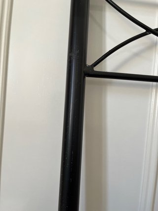 Cabecero de cama 90 cm negro