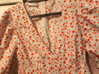 Vestido corto floral Talla M