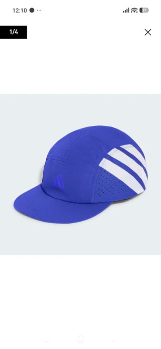 Gorra Adidas Morada Rayas Blancas