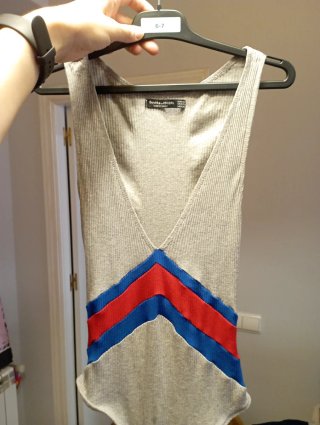 Body Bershka Retro Talla XS