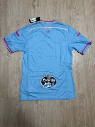 Camiseta Celta Adidas Azul y Rosa Talla L