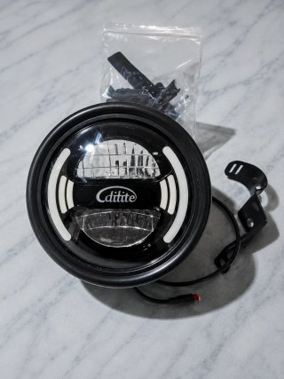 Grande Faro LED Vintage 6.55" (48v) Bici, Moto
