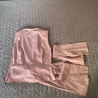 Top Zara Cruzado Rosa Talla S