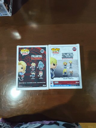 Funko Pop Edward Elric y Riza Hawkeye