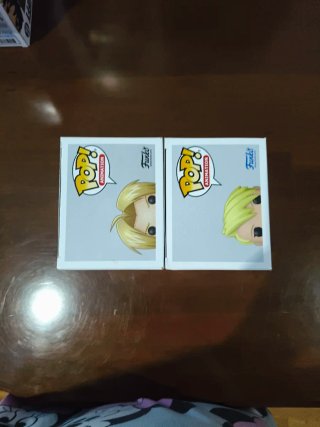 Funko Pop Edward Elric y Riza Hawkeye