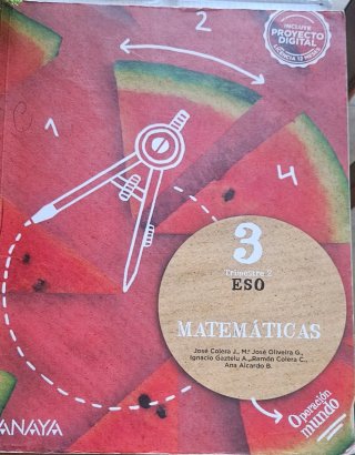 Matemáticas 3 ESO