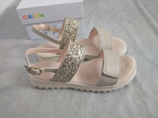 Sandalias Geox Coralie Talla 37 Doradas