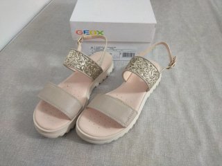 Sandalias Geox Coralie Talla 37 Doradas