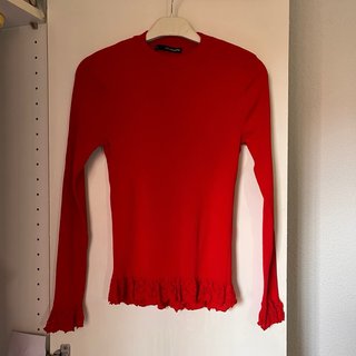 Jersey Sfera Rojo Encaje Talla XS