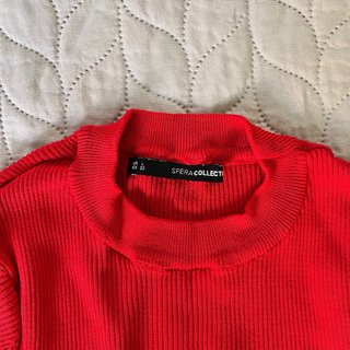Jersey Sfera Rojo Encaje Talla XS