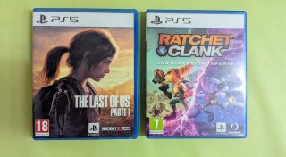 Lote 2 Videojuegos PS5: The Last of Us y Ratchet &