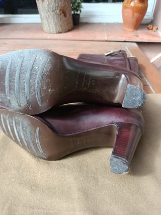 Botas altas mujer marrones