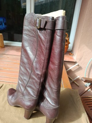 Botas altas mujer marrones