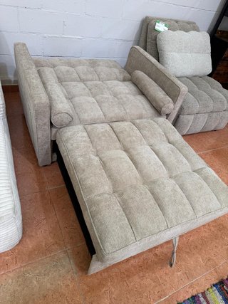 Sofá Cama 1 Plaza Beige