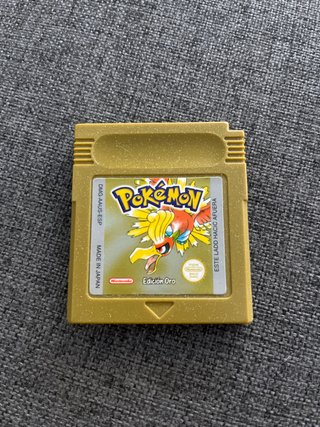 Cartuccia Pokémon Oro per Game Boy DMG-AAUS-ESP