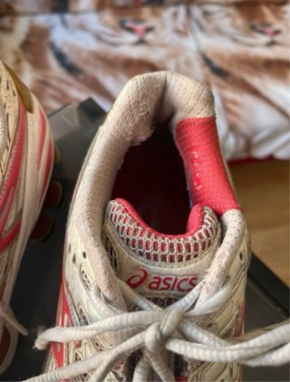 Asics Gel Kinsei 2 Blancas Rojas Modelo Raro