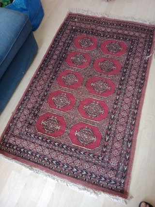 Alfombra Persa Lana Roja