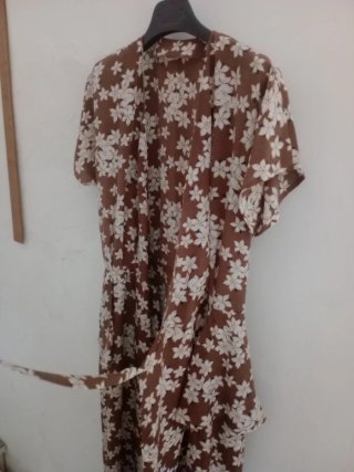 Vestito in seta fantasia floreale
