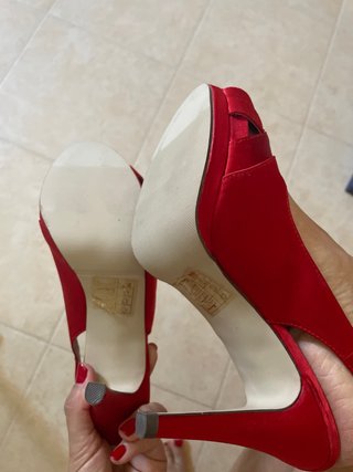 Zapatos Menbur rojos talla 38