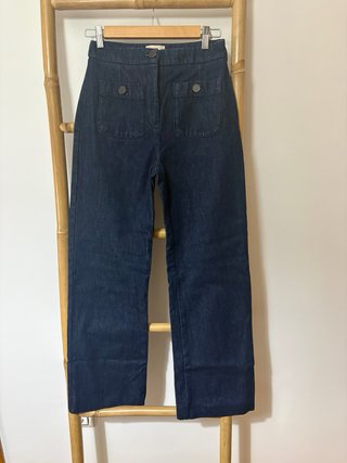Jeans Sézane Azul Talle Alto