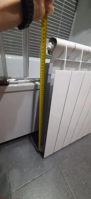 Radiador de agua blanco
