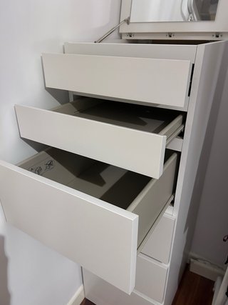 Cajonera IKEA MALM 6 cajones blanca