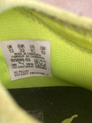 Botas de fútbol Puma Talla 32