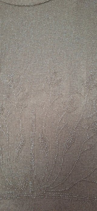 Jersey Zara Brillo Manga Corta Talla L
