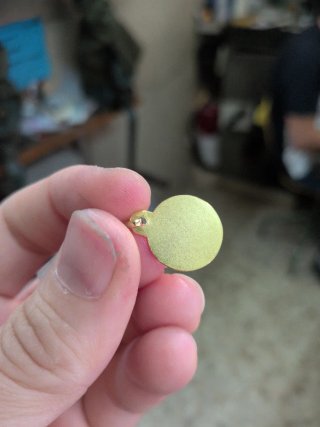 Medalla Macarena Oro 18k Pequeña