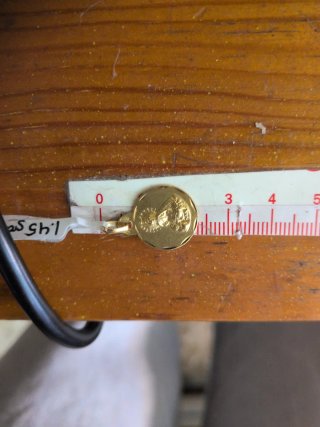 Medalla Macarena Oro 18k Pequeña