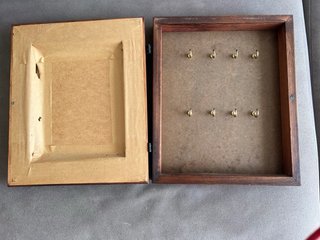 Pack decoración con cuadros y caja para llaves