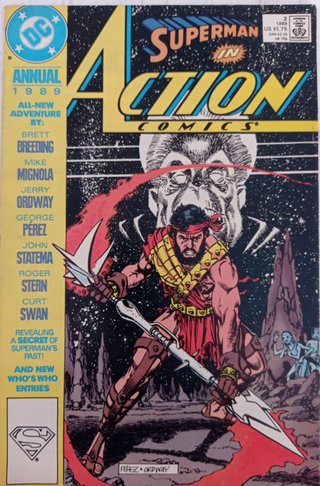 ACTION COMICS ANNUAL 2 SUPERMAN DC 1989 MIGNOLA