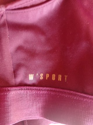Top deportivo W'SPORT burdeos