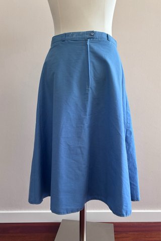 Falda Vintage Azul Talla 42