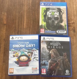 Lote 3 Juegos PS4/PS5: Call of Duty, South Park, A