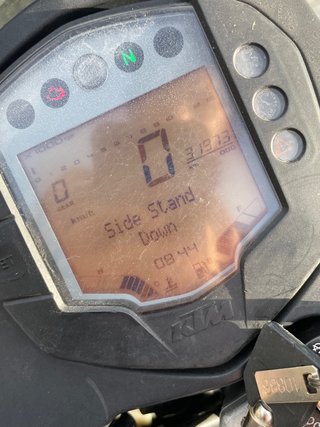 KTM Duke 125 2012 Naranja y Negra