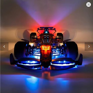 McLaren F1 Tipo Lego, 1432 piezas + Kit LED