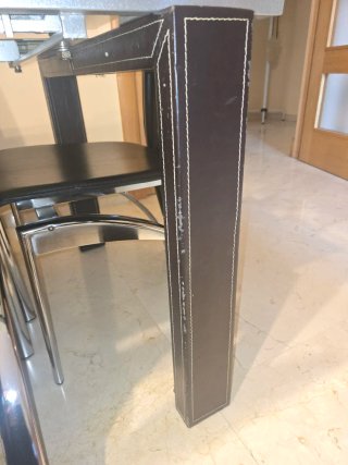 Mesa y 6 Sillas Comedor Cristal