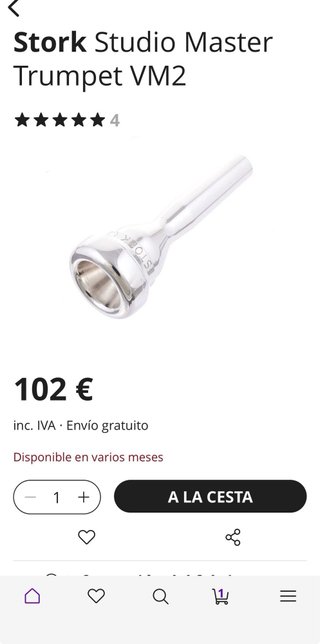 Boquilla Trompeta Stork Custom VM2