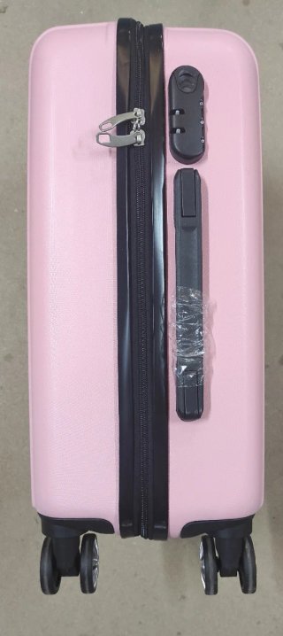 Maleta rosa de viaje