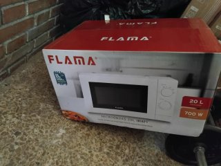 Microondas Flama 20L 700W Blanco.